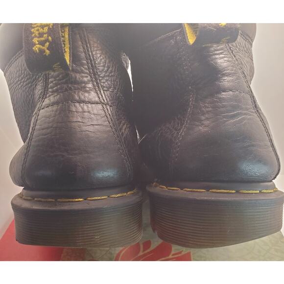 Dr. Martens Santo Grizzly Lace-Up Boot Black Military Work Ankle Size Mens 13 main image 4